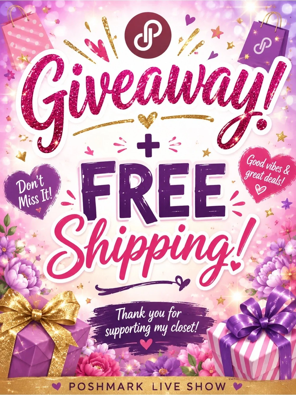 Giveaway + Free Shipping🌸